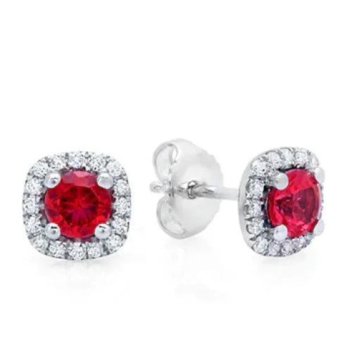 LaViano Jewelers Earrings - 14K White Gold Diamond and