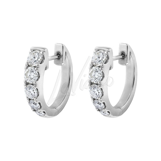 LaViano Jewelers Earrings - 14K White Gold Diamond Earrings