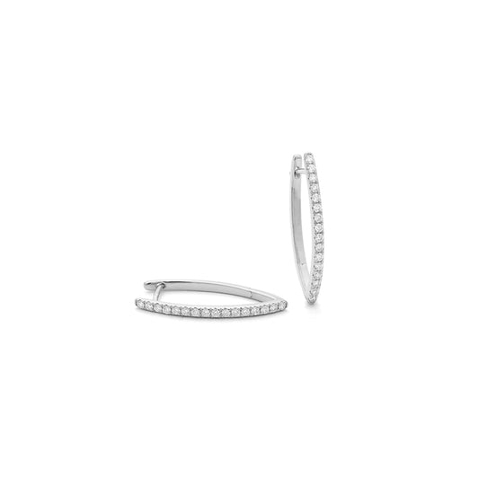 LaViano Jewelers Earrings - 14K White Gold Diamond Earrings