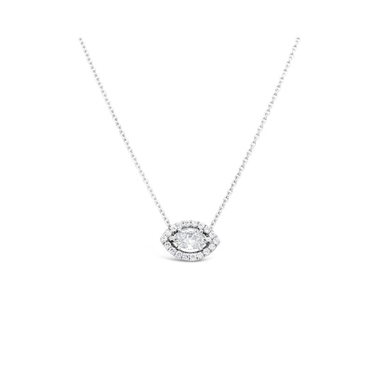 LaViano Jewelers Necklaces - 14K White Gold Diamond Necklace