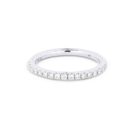 lavianojewelers - 14K White Gold Diamond Wedding Band |