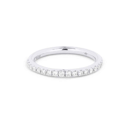 lavianojewelers - 14K White Gold Diamond Wedding Band |