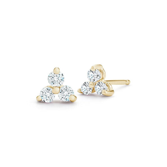lavianojewelers - 14K Yellow Gold Diamond Rio Earrings |