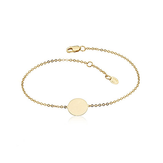 lavianojewelers - 14K Yellow Gold Disc Bracelet | LaViano