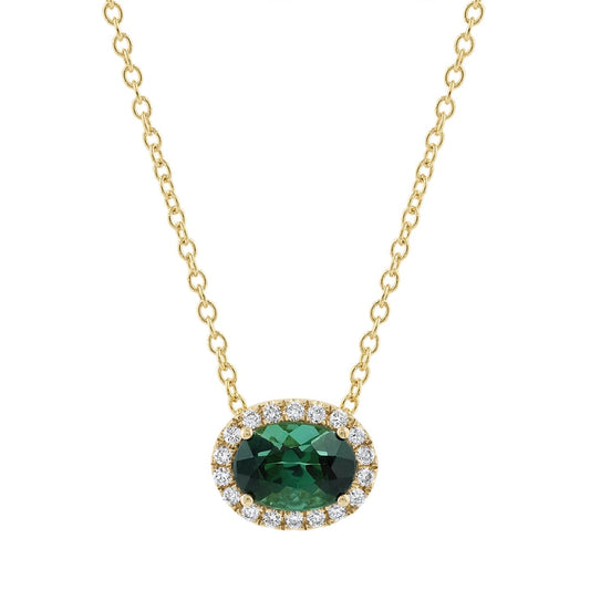 LaViano Jewelers Necklaces - 14K Yellow Gold Green