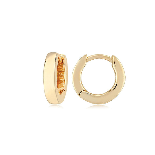 lavianojewelers - 14K Yellow Gold Huggie Earrings | LaViano