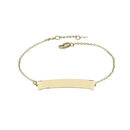 lavianojewelers - 14K Yellow Gold ID Bracelet | LaViano