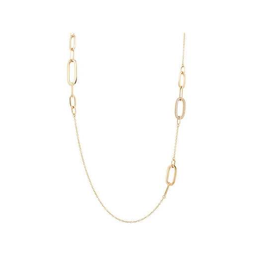 lavianojewelers - 18K Rose Gold Station Necklace with