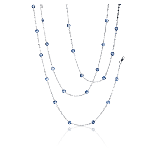 LaViano Jewelers Necklaces - 18K White Gold Diamond and