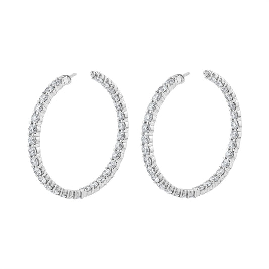 LaViano Jewelers Earrings - 18K White Gold Diamond Earrings