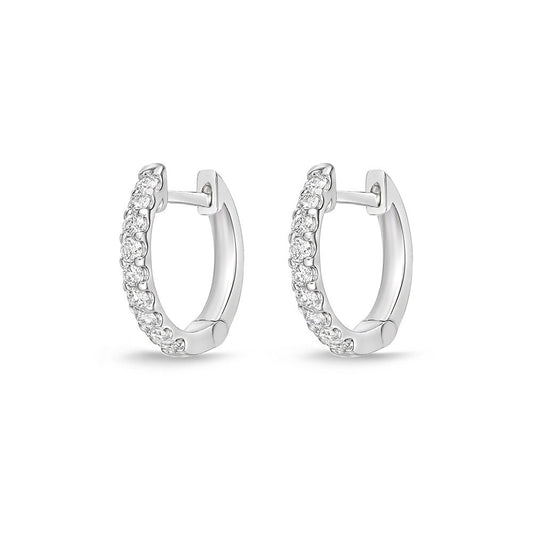 lavianojewelers - 18K White Gold Diamond Earrings | LaViano