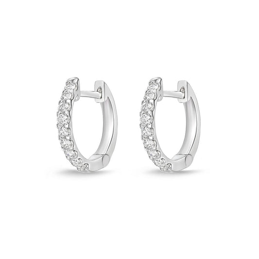 lavianojewelers - 18K White Gold Diamond Earrings | LaViano