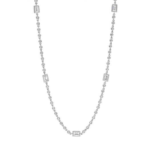 LaViano Jewelers Necklaces - 18K White Gold Diamond Necklace
