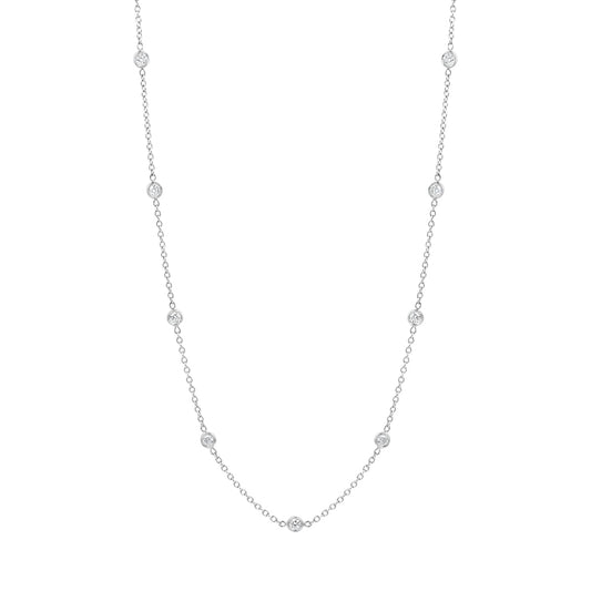 LaViano Jewelers Necklaces - 18K White Gold Diamond Necklace