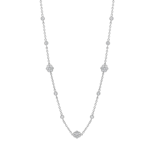 LaViano Jewelers Necklaces - 18K White Gold Diamond Necklace