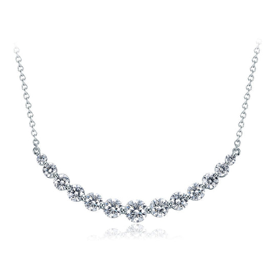 lavianojewelers - 18K White Gold Diamond Necklace | LaViano