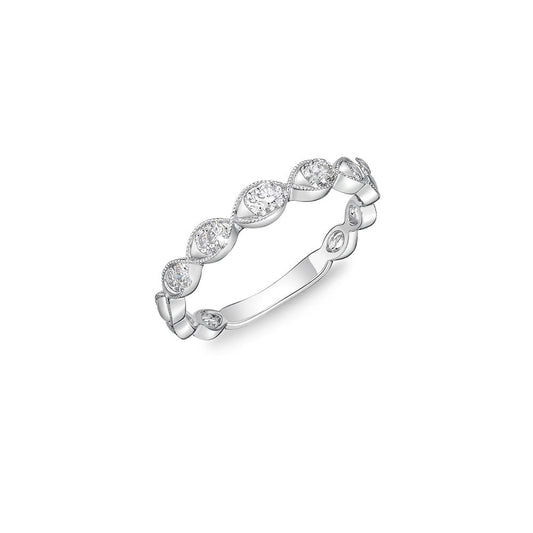 lavianojewelers - 18K White Gold Diamond Ring | LaViano