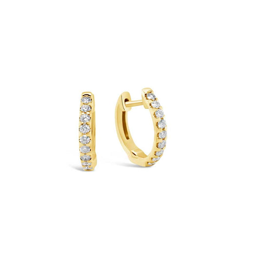 LaViano Jewelers 18K Yellow Gold Diamond Earrings (Diamond .24cts)