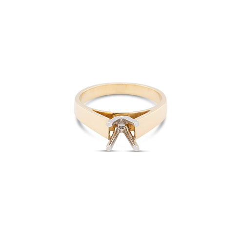 LaViano Jewelers Bridal Settings - 18K Yellow Gold Semi 