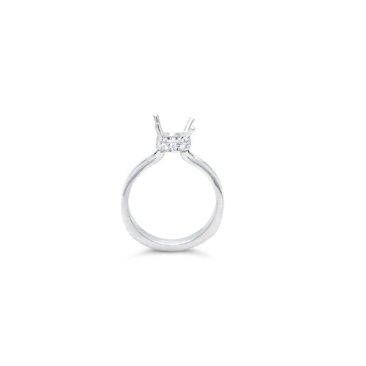 lavianojewelers - Platinum Diamond Semi Mounting Ring |