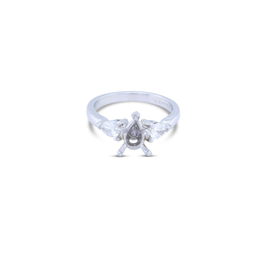 LaViano Jewelers Rings - Platinum Semi Mounting Ring |