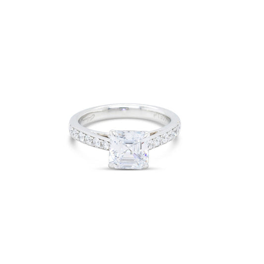 Platinum Diamond Semi Mounting Ring
