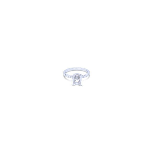 LaViano Jewelers Rings - Platinum Diamond Semi Mounting Ring