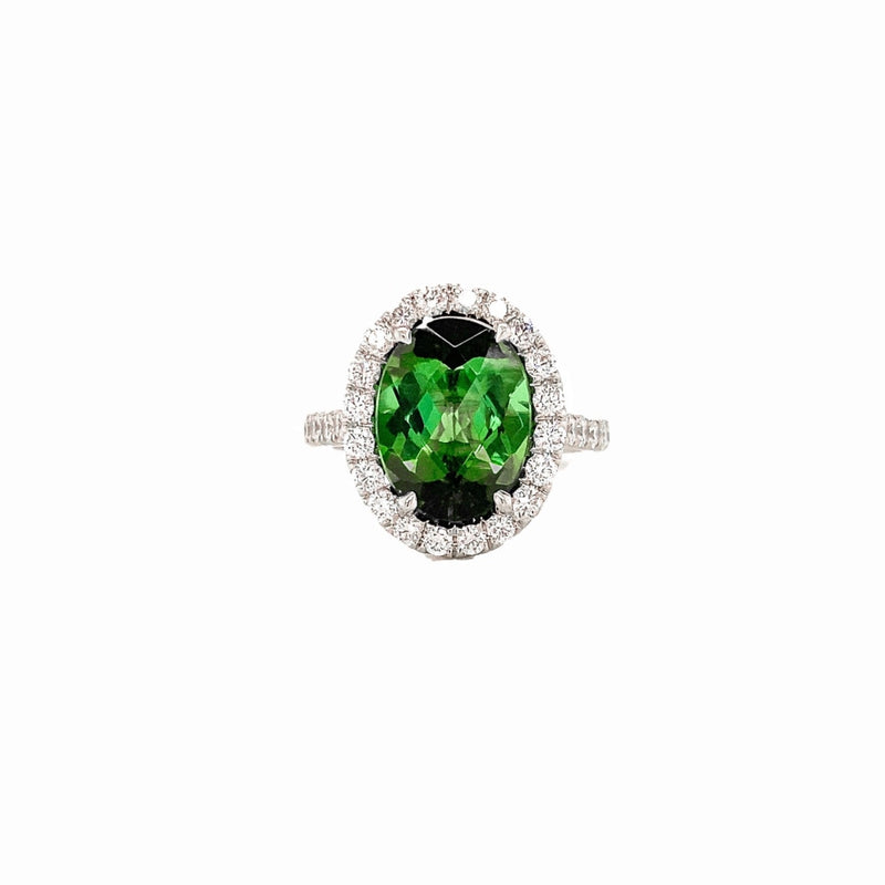 LaViano Jewelers Rings - Platinum Green Tourmaline