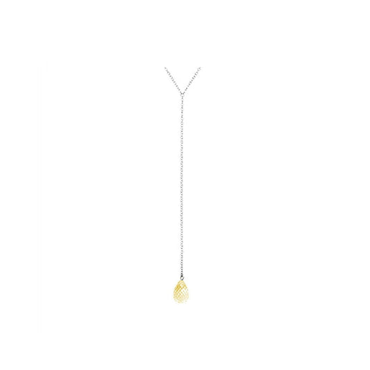 Image of Sterling Silver Citrine Necklace