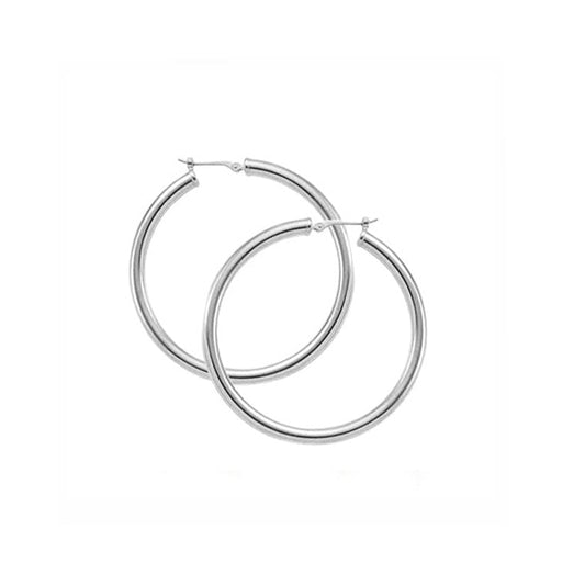 Sterling Silver Hoop Earrings