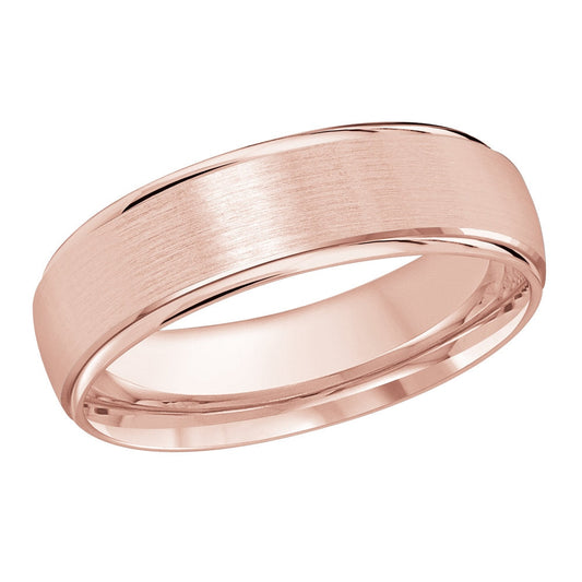 Malo Rings - 14K Rose Gold Wedding Band #PL-1166-6P-01 |