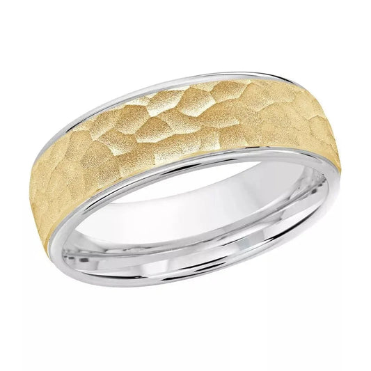 Malo Rings - 14K Two Tone Wedding Band #PL-1085-7WY-02 |