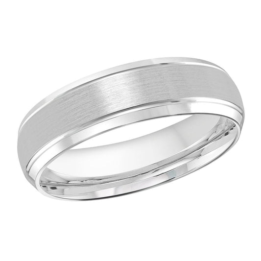 Malo Rings - 14K White Gold Wedding Band #PL-014-6W-01 |