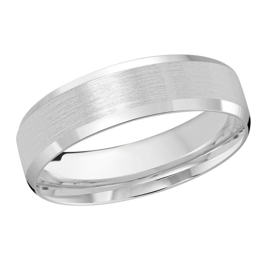 Malo Rings - 14K White Gold Wedding Band #PL-1105-6W-01 |
