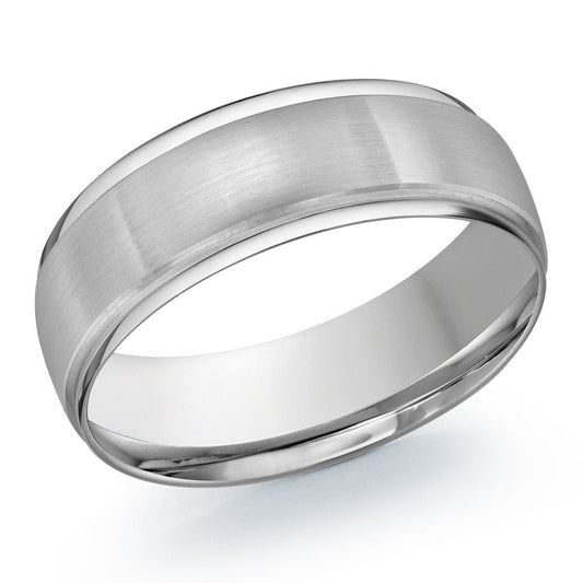 Malo Rings - 14K White Gold Wedding Band #PL-1225-7W-01 |