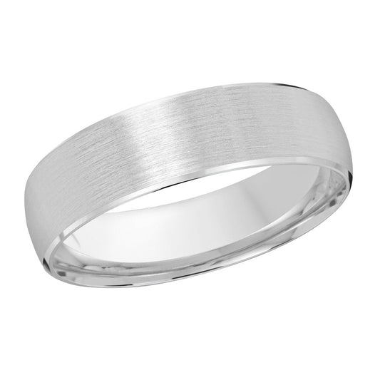 Malo Rings - 14K White Gold Wedding Band #PL-249-6W-01 |