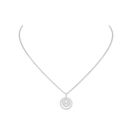 18K White Gold Diamond Necklace
