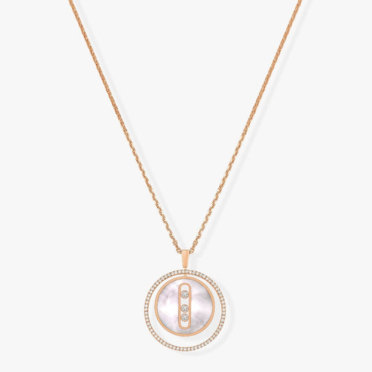Messika Necklaces - Rose Gold Diamond Necklace WHITE