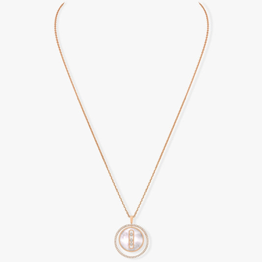 Messika Necklaces - Rose Gold Diamond Necklace WHITE