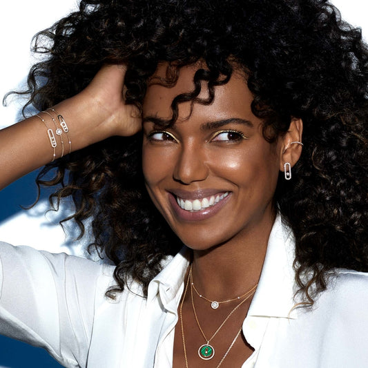 Messika - 18K Yellow Gold Diamond Bracelet BABY MOVE |