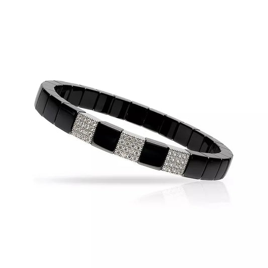 Roberto Demeglio Bracelets - 18K White Gold Black Ceramic