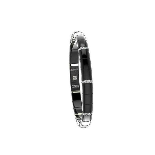 lavianojewelers - 18K White Gold Black Ceramic and Diamond