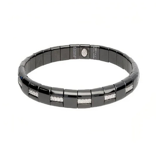 Roberto Demeglio Bracelets - 18K White Gold Black Ceramic
