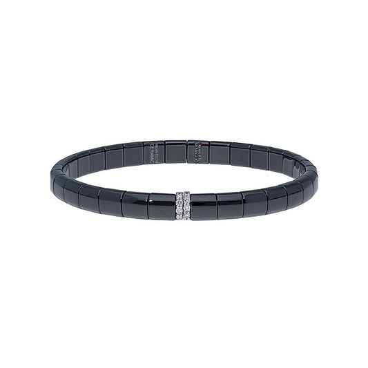 Roberto Demeglio - 18K White Gold Ceramic and Diamond