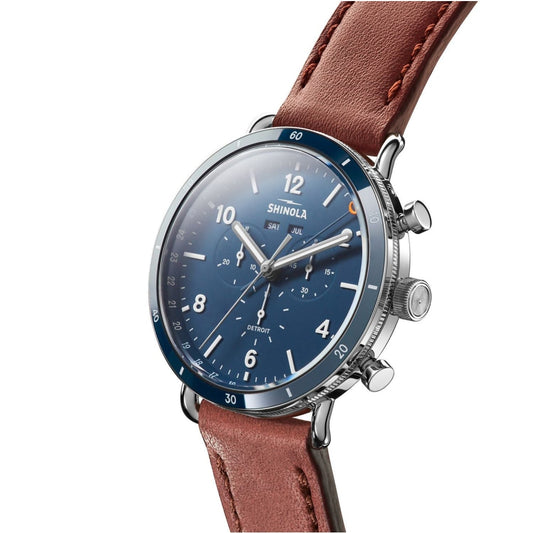Shinola - The Canfield 45mm S0120195579 | LaViano Jewelers