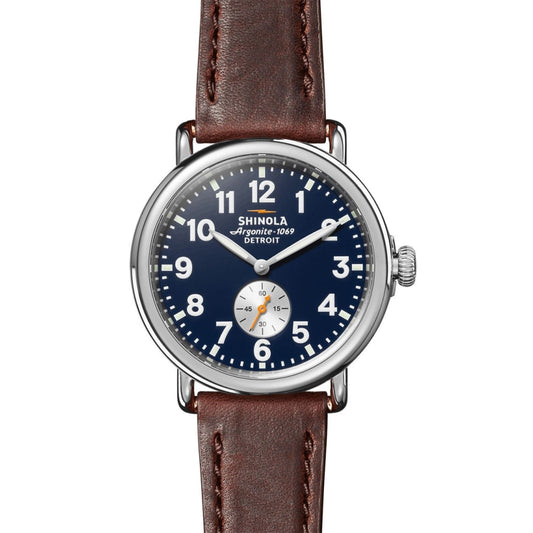 Shinola Watches - The Runwell Cattail Leather Strap Watch