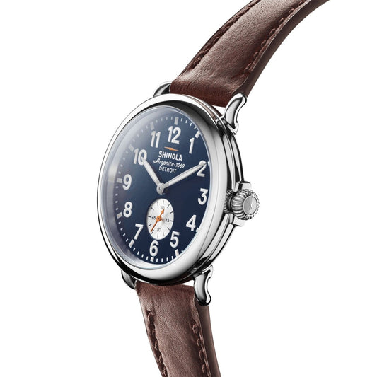 Shinola Watches - The Runwell Cattail Leather Strap Watch