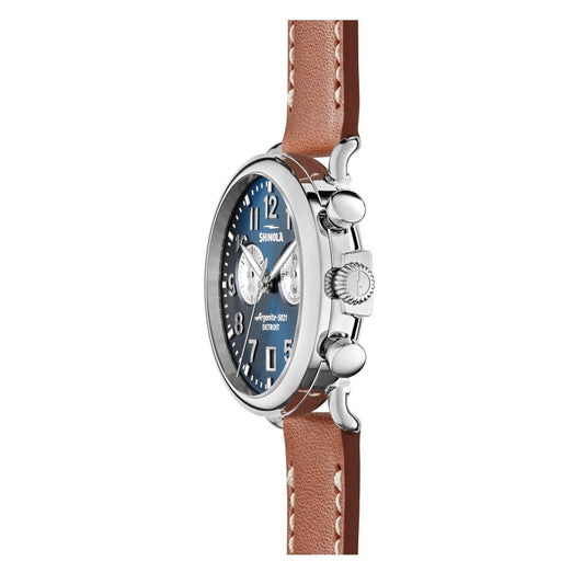Shinola Watches - The Runwell Chronograph Quartz Blue Dial