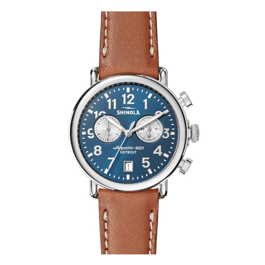 Shinola Watches - The Runwell Chronograph Quartz Blue Dial