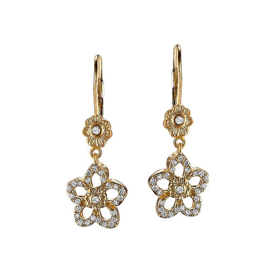 lavianojewelers - 18K Yellow Gold White Topaz and Champagne